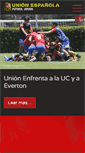 Mobile Screenshot of futboljoven.unionespanola.cl